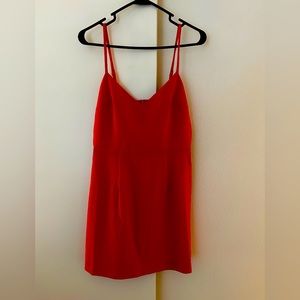 French Connection Strappy Red Dress